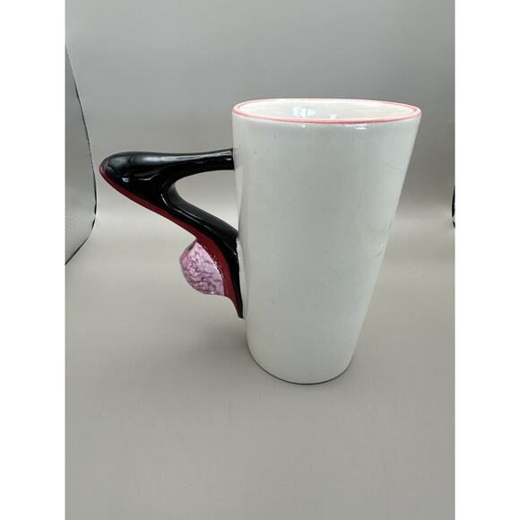 “Well Done Mom I'm Awesome” Ceramic Mug With A High Heel Handle. - Picture 4 of 6